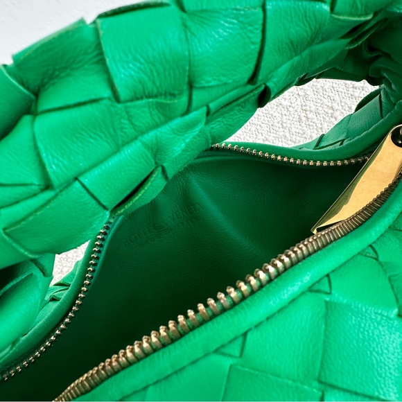 Bottega Veneta Nappa Intrecciato Mini Jodie Parakeet Green Handbag - Picture 13 of 15